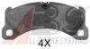 A.B.S. 37918 OE Brake Pad Set, disc brake
